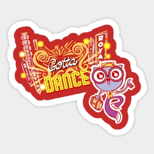 Gotta Dance Tap Cat Sticker